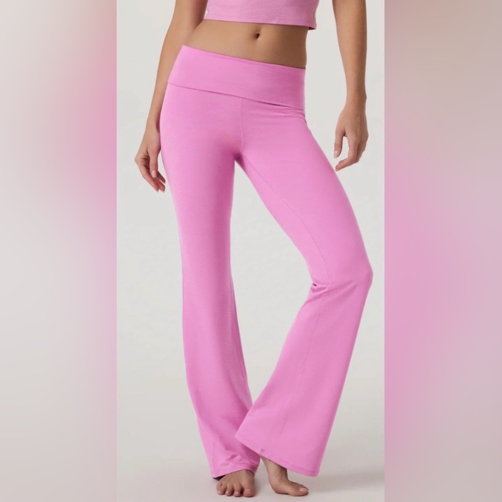 Vuori Azalea Pink Halo Foldover Pant